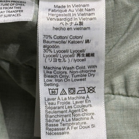 J Crew Relaxed Cargo Pants Women's Size 28 Green Tapered Heavy Weigh Twill BW526 - Picture 5 of 16